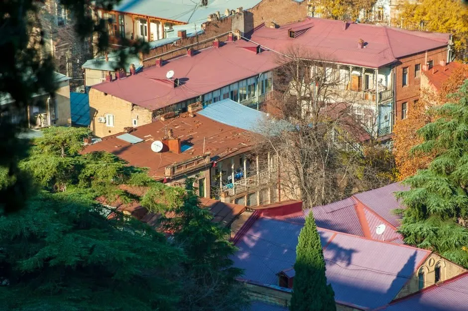 An autumn view of Harrogate rooftops before winter sets in