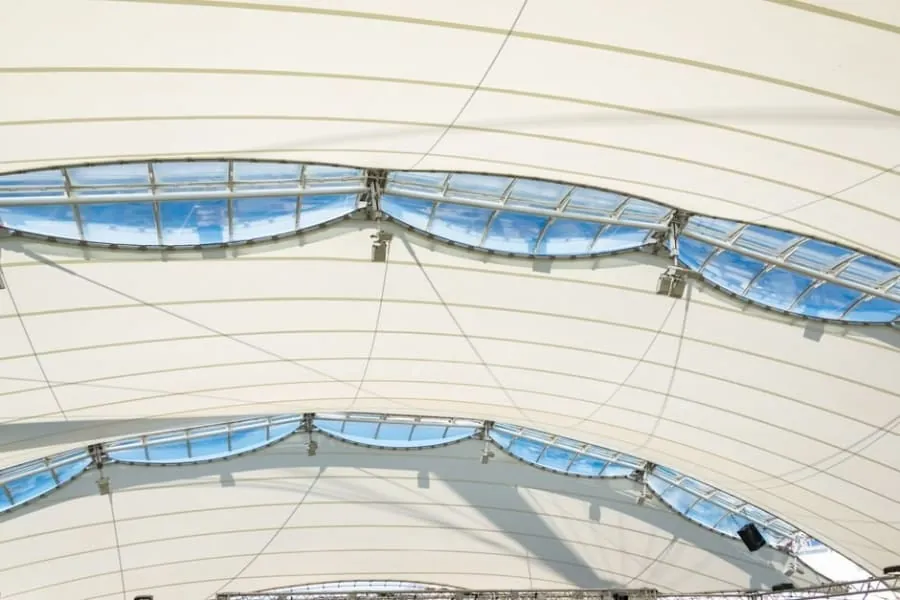 A modern breathable membrane fitted beneath roof battens