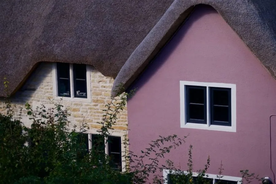 Traditional stone slate roofing on a Yorkshire property