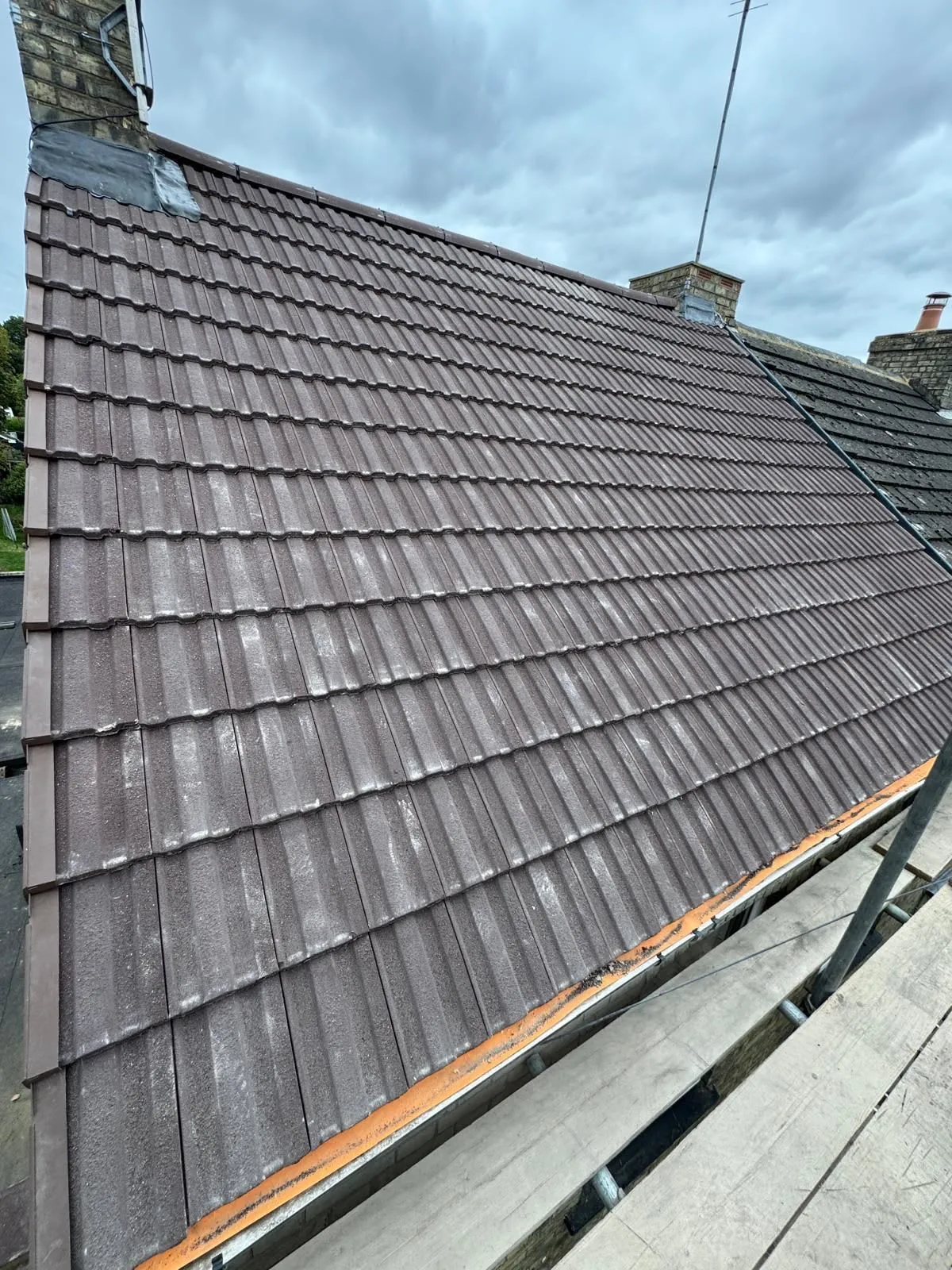 Steep tiled roof on a Harrogate home suitable for solar panels